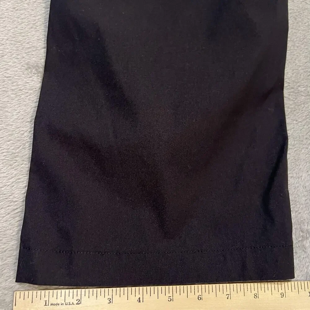 Eddie Bauer Rainier Pants Mens 40x29 Black Nylon Stretch Cargo Hiking Outdoor